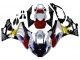 2009-2014 BMW S1000RR Motorcycle Fairings - White Red Yellow Black Castrol Canada