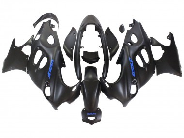 Cheap 2004-2006 Suzuki GSX600F/GSX750F Motorcycle Fairings - Matte Black with Blue Logo Canada