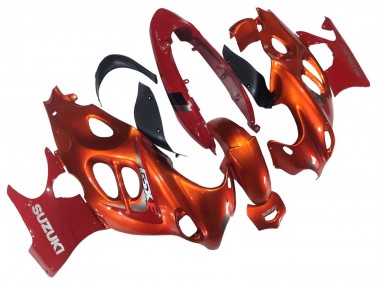Cheap 2004-2006 Suzuki GSX600F/GSX750F Motorcycle Fairings - Burnt Orange White Logo Canada
