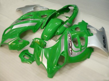 Cheap 2004-2006 Suzuki GSX600F/GSX750F Motorcycle Fairings - Green Silver Katana Canada