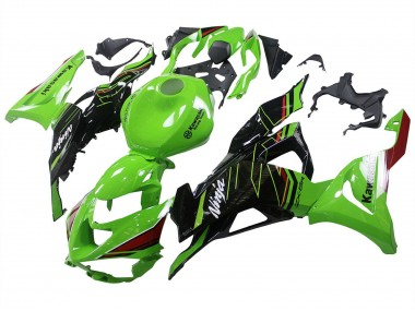Cheap 2023-2025 Kawasaki ZX6R Motorcycle Fairings - Green Black Canada