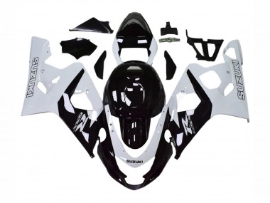 Cheap 2004-2005 Suzuki GSXR 600 / GSXR 750 Motorcycle Fairings - White Black Canada