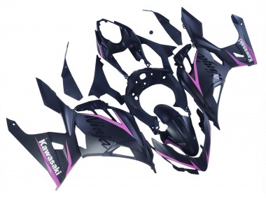 Cheap 2018-2024 Kawasaki Ninja 400 Motorcycle Fairings - Matte Black Pink Canada