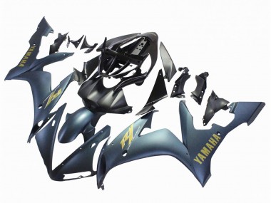 Cheap 2004-2006 Yamaha YZF 1000 R1 Motorcycle Fairings - Dark Blue Gold Decals Canada