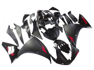 Cheap 2009-2011 Yamaha YZF 1000 R1 Motorcycle Fairing - Matte Black Red Decal Canada