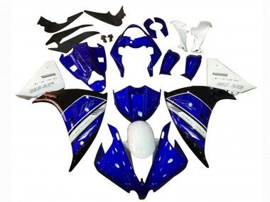 Cheap 2012-2014 Yamaha YZF 1000 R1 Motorcycle Fairing - White Blue Black Canada