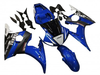 Cheap 2003-2004 Yamaha YZF R6 Motorcycle Fairings - Blue White Glossy Black Yamalube Canada