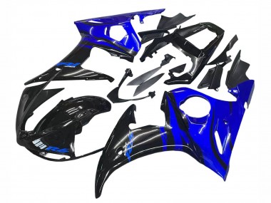 Cheap 2003-2004 Yamaha YZF R6 Motorcycle Fairing - Blue Glossy Black Canada