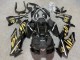 2021-2025 Kawasaki ZX10R Motorcycle Fairings - Glossy Black Gold Elf Snow Canada