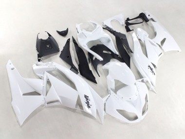 Cheap 2009-2012 Kawasaki ZX6R Motorcycle Fairings - White Black Ninja Canada