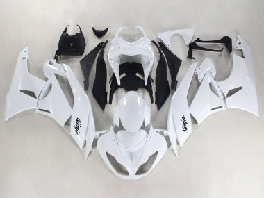 Cheap 2009-2012 Kawasaki ZX6R Motorcycle Fairings - White Black Ninja Canada