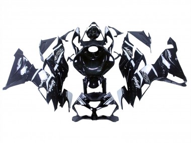 Cheap 2019-2022 Kawasaki ZX6R Motorcycle Fairings - Glossy Black White Canada