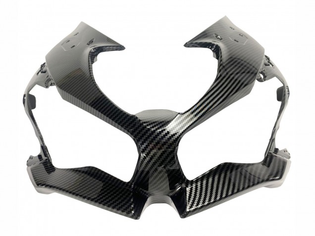 2019-2022 Kawasaki ZX6R Motorcycle Fairings - White Black Carbon Fiber Canada