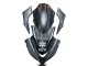 2013-2017 Kawasaki EX300 Motorcycle Fairings - Matte Black White Elf Snow Canada