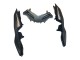 2013-2017 Kawasaki EX300 Motorcycle Fairings - Matte Black White Elf Snow Canada