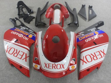 Cheap 2000-2005 Aprilia RS125 Motorcycle Fairings - White Red Blue Xerox Canada