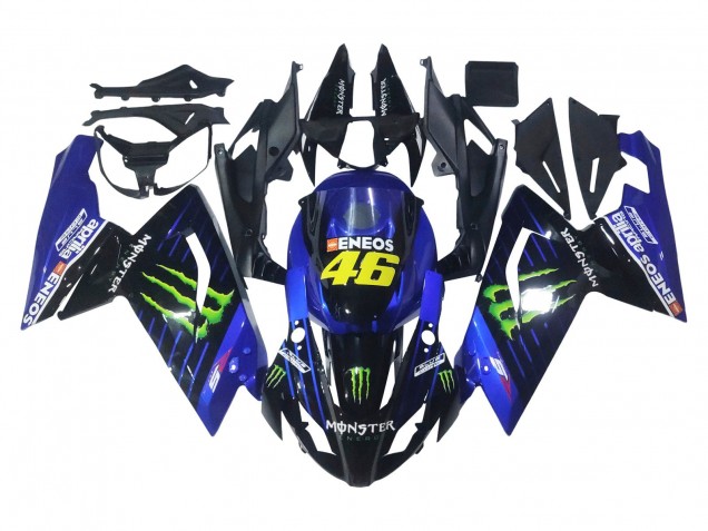 2006-2011 Aprilia RS125 Motorcycle Fairings - Blue Black Green Monster 46 Canada