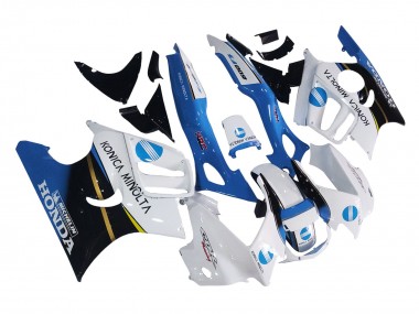 Cheap 1997-1998 Honda CBR600 F3 Motorcycle Fairings - White Blue Glossy Black Canada