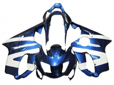 Cheap 1999-2000 Honda CBR600 F4 Motorcycle Fairings - White Blue Canada