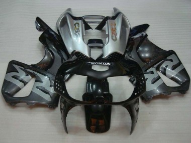 Cheap 1994-1995 Honda CBR900RR 893 Motorcycle Fairings - Silver Grey Glossy Black Canada