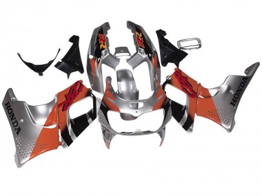 Cheap 1994-1995 Honda CBR900RR 893 Motorcycle Fairings - Silver Orange Glossy Black Canada