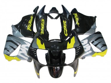 Cheap 1998-1999 Honda CBR900RR 919 Motorcycle Fairings - Silver Yellow Glossy Black Fireblade Canada