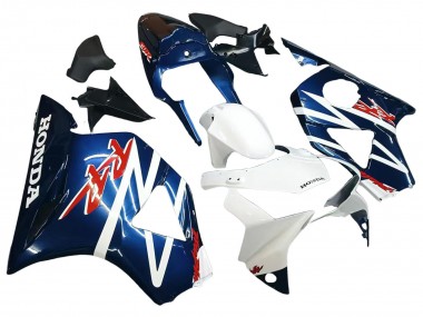 Cheap 2002-2003 Honda CBR900RR 954 Motorcycle Fairings - White Dark Blue Canada