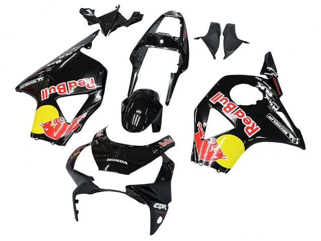 2002-2003 Honda CBR900RR 954 Motorcycle Fairings - Glossy Black Yellow Red Bull Michelin Canada