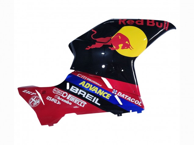 2007-2014 Ducati 848/1098/1198 Motorcycle Fairings - Glossy Black Yellow Blue Red Bull Canada