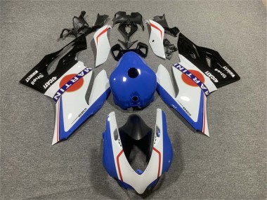 Cheap 2011-2014 Ducati Panigale 899/1199 Motorcycle Fairings - White Blue Glossy Black Martini Canada