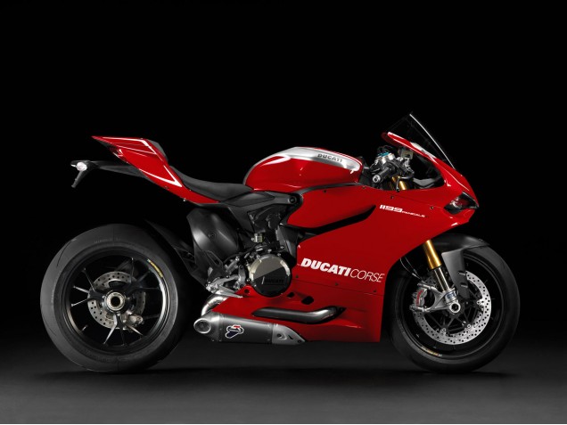 2011-2014 Ducati 1199 Motorcycle Fairing - Red Canada