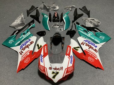 Cheap 2011-2014 Ducati Panigale 899/1199 Motorcycle Fairings - White Red Green Glossy Black Avis Valsir 7 Canada