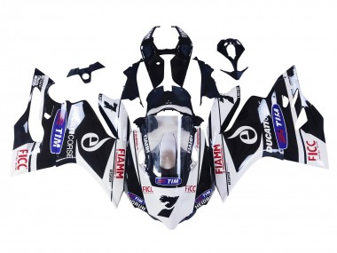 Cheap 2011-2014 Ducati Panigale 899/1199 Motorcycle Fairings - White Black Blue Fiamm Ficc 7 Canada