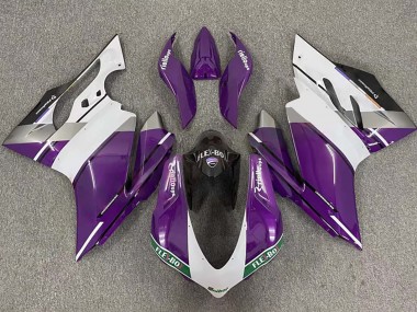 Cheap 2015-2020 Ducati 959/1299 Motorcycle Fairings - Purple White Glossy Black Flex-Box Canada