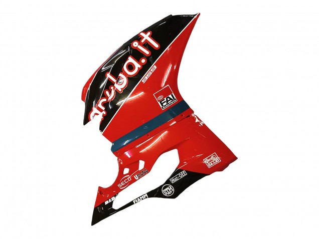 2015-2020 Ducati 959/1299 Motorcycle Fairings - Red Glossy Black Fiamm Canada