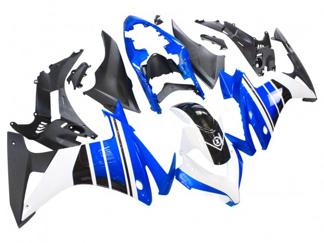 2013-2015 Honda CBR500R Motorcycle Fairings - Blue White Matte Black Canada
