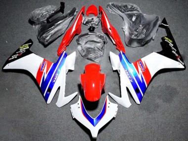 Cheap 2013-2015 Honda CBR500R Motorcycle Fairing - White Red Blue HRC Canada