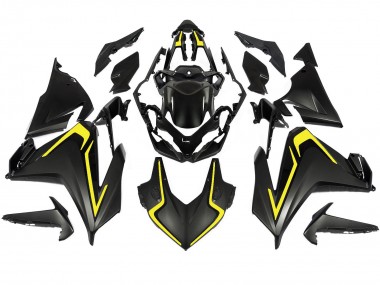 Cheap 2022-2023 Honda CBR500R Motorcycle Fairings - Matte Black Yellow Canada