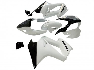 Cheap 2002-2013 Honda VFR 800 Motorcycle Fairings - Pearl White Glossy Black Decal Canada