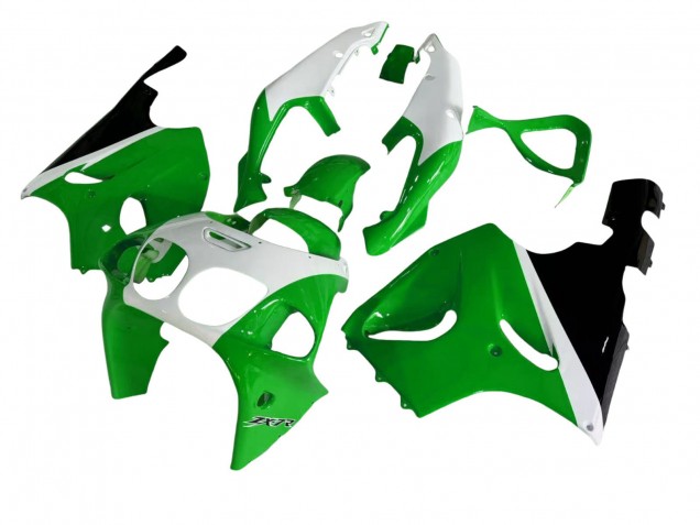 1996-2003 Kawasaki ZX7R Motorcycle Fairings - White Green Black Canada