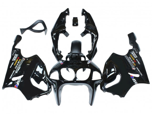 1996-2003 Kawasaki ZX7R Motorcycle Fairings - Glossy Black Elf Canada