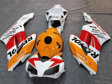Cheap 2004-2005 Honda CBR1000RR Motorcycle Fairings - White Orange Black Red Repsol Canada