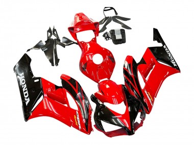 Cheap 2004-2005 Honda CBR1000RR Motorcycle Fairings - Red Glossy Black Racing Canada