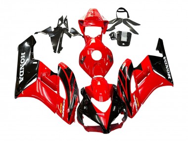 Cheap 2004-2005 Honda CBR1000RR Motorcycle Fairings - Red Glossy Black Racing Canada