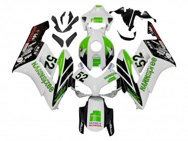 Cheap 2004-2005 Honda CBR1000RR Motorcycle Fairings - White Green Glossy Black Hannspree 52 Canada