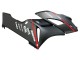 2004-2005 Honda CBR1000RR Motorcycle Fairings - Glossy Black Glossy Grey Red Stripe Canada