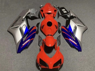 Cheap 2004-2005 Honda CBR1000RR Motorcycle Fairings - Silver Blue Red Stripe Canada