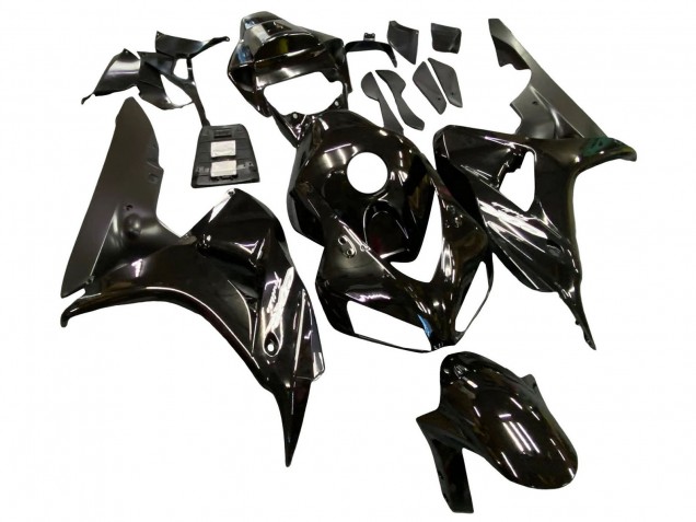 2006-2007 Honda CBR1000RR Motorcycle Fairings - Glossy Black Matte Black Canada