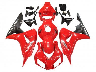 Cheap 2006-2007 Honda CBR1000RR Motorcycle Fairings - Red Matte Black Canada