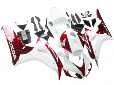 Cheap 2006-2007 Honda CBR1000RR Motorcycle Fairings - White Red Canada